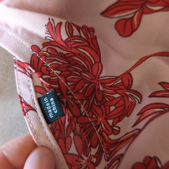 Cabi Top Strappy Floral women's size medium peplum bottom - Picture 9 of 12